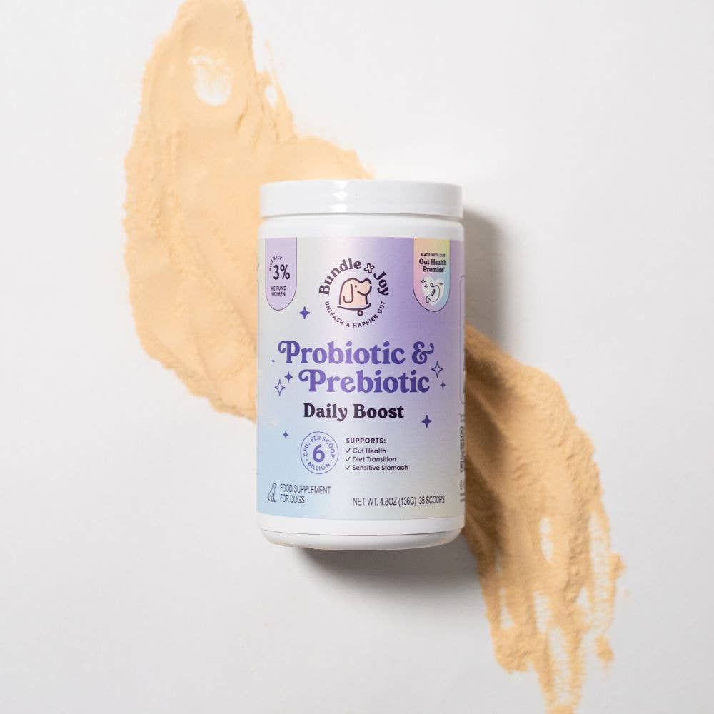 Bundle x Joy - Probiotic & Prebiotic Daily Boost Powder | Digestive Support - Doglicious Bakery Bites