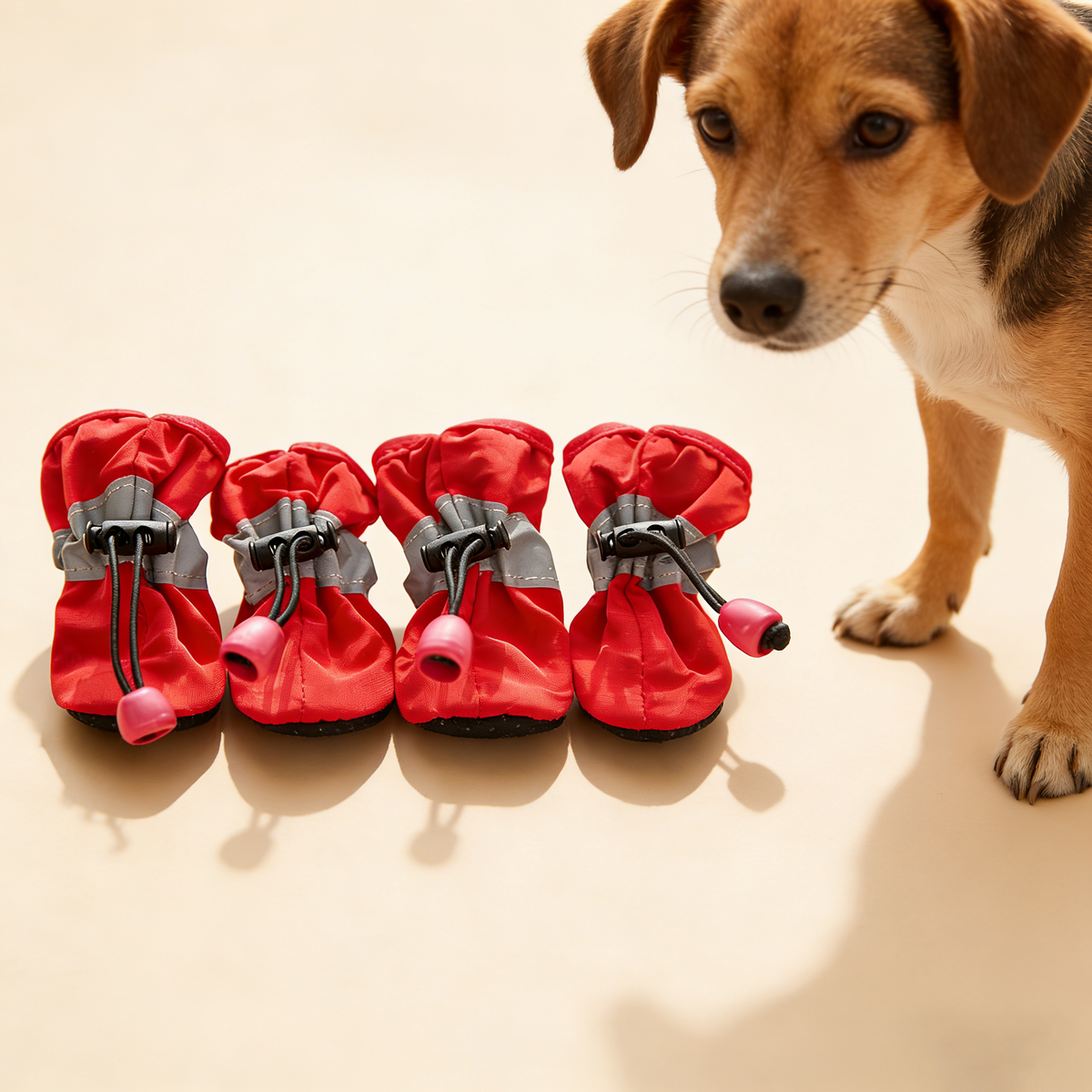 All-Season Dog Shoes, Non-Slip Waterproof Booties