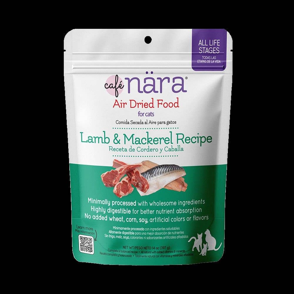 Caru & Cafe Nara - Café Nara Air Dried Cat Food Lamb & Mackerel - 14 oz - Doglicious Bakery Bites