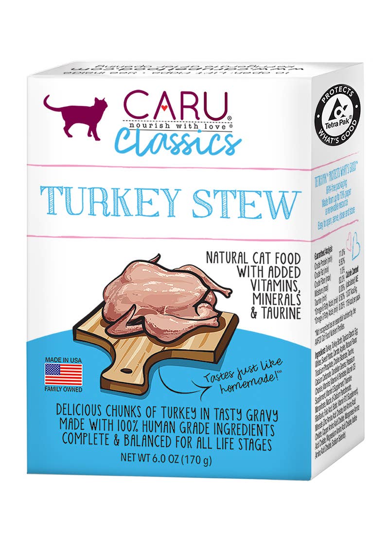 Caru & Cafe Nara - Caru Classics Turkey Stew for Cats - Doglicious Bakery Bites