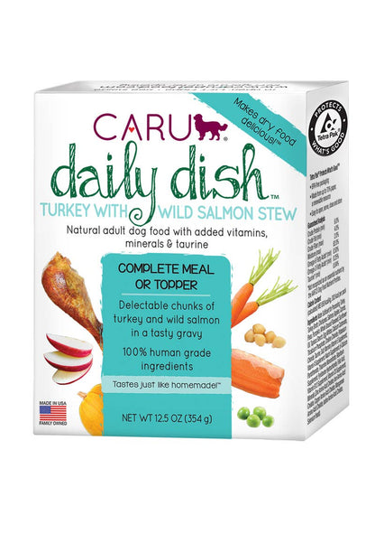 Caru & Cafe Nara - Caru Daily Dish Turkey With Wild Salmon Stew for Dogs - Doglicious Bakery Bites