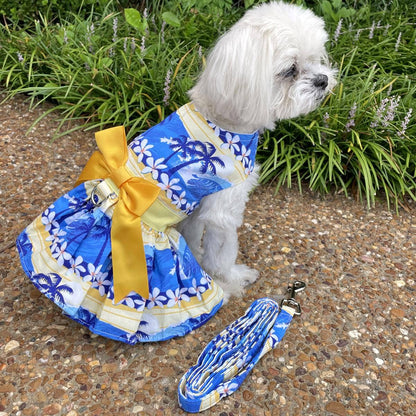 Catching Waves Dog Dress w/ Matching Leash - Doglicious Bakery Bites