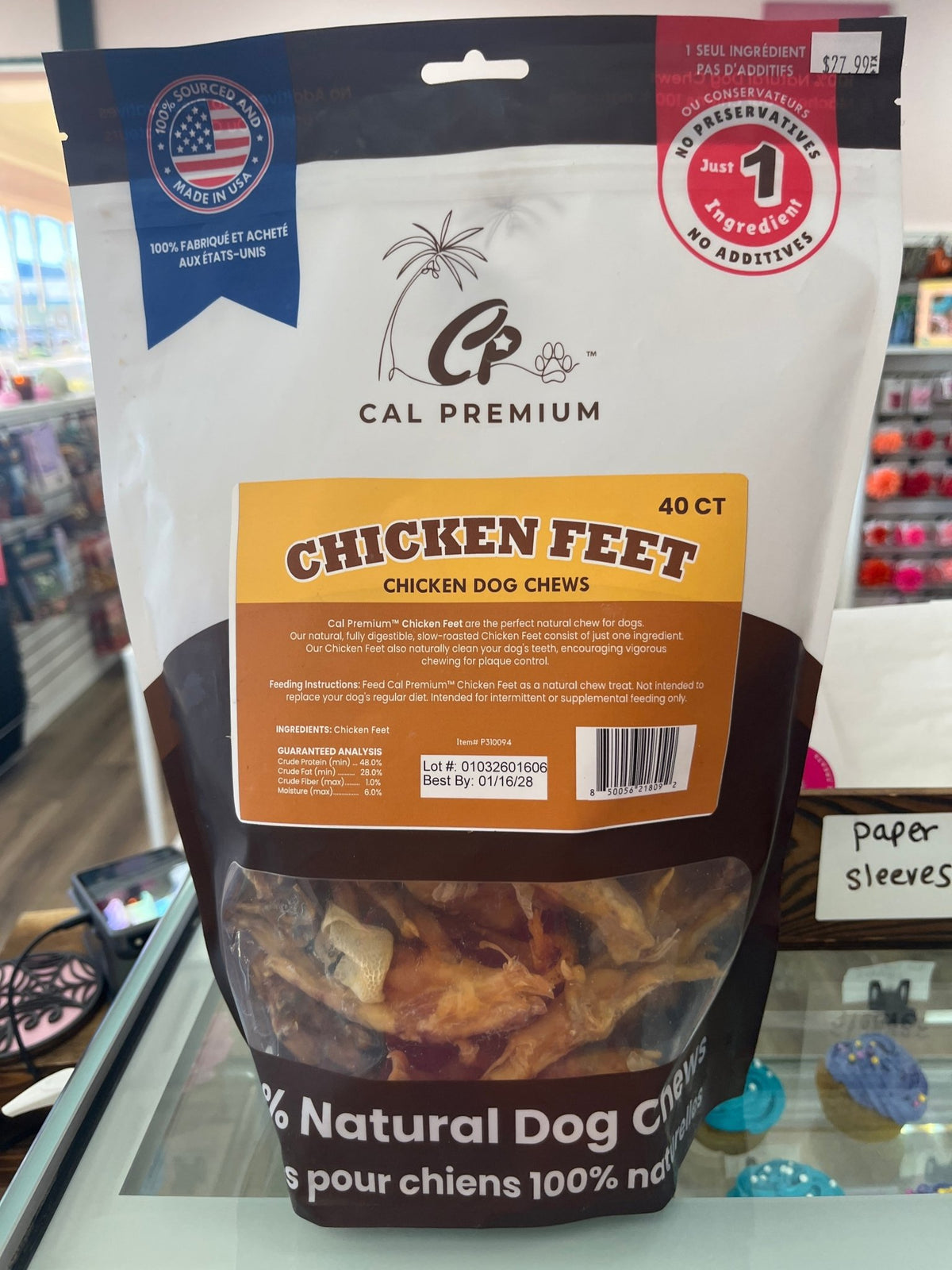 Chicken Feet - Large Bag - Doglicious Bakery Bites