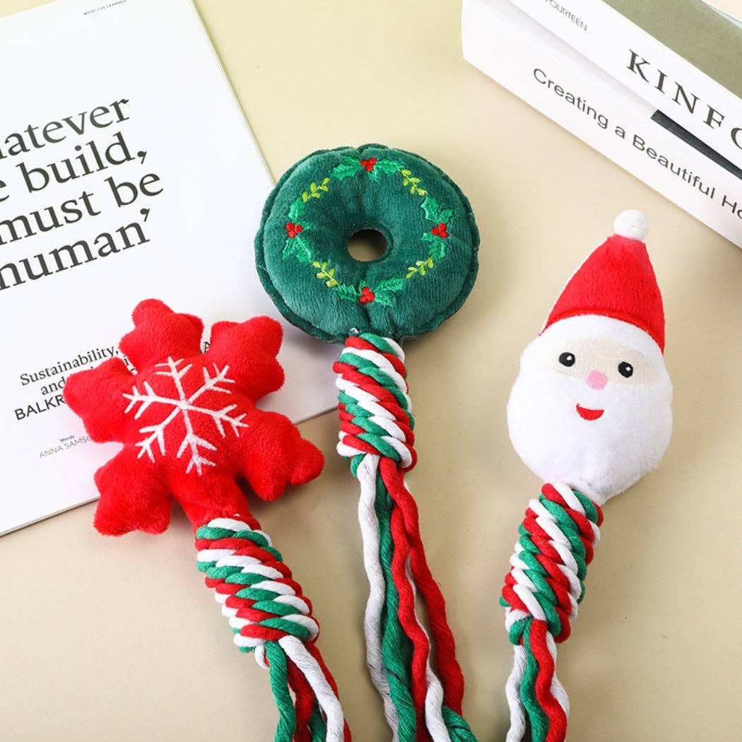 Christmoo – Holiday Tug Rope Toy - Doglicious Bakery Bites