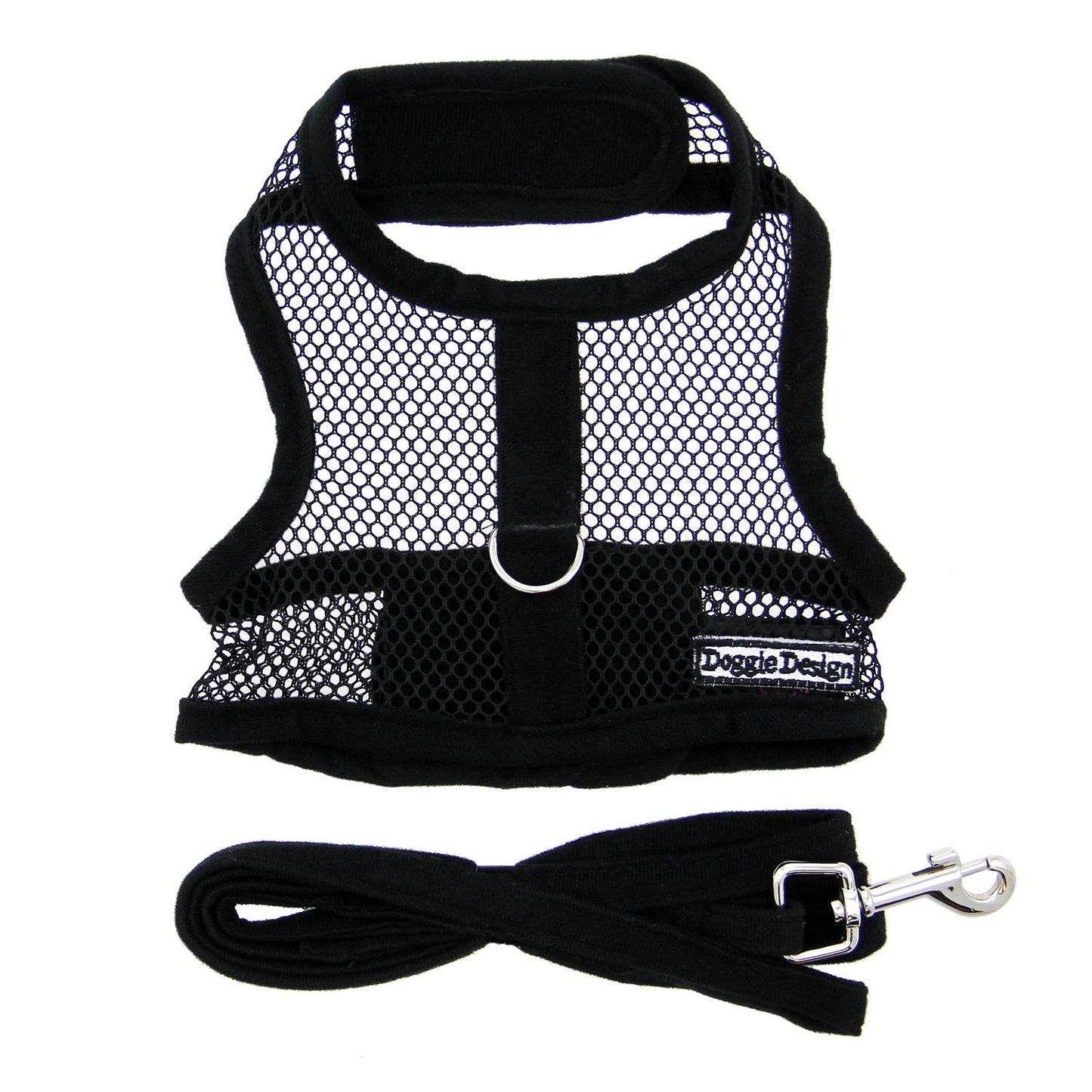 Cool Mesh Dog Harness - Solid Black - Doglicious Bakery Bites