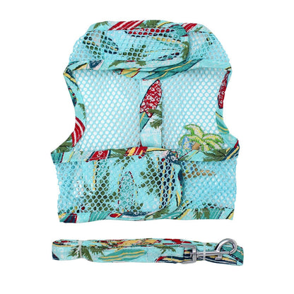 Cool Mesh Dog Harness - Surf boards & Palms - Doglicious Bakery Bites
