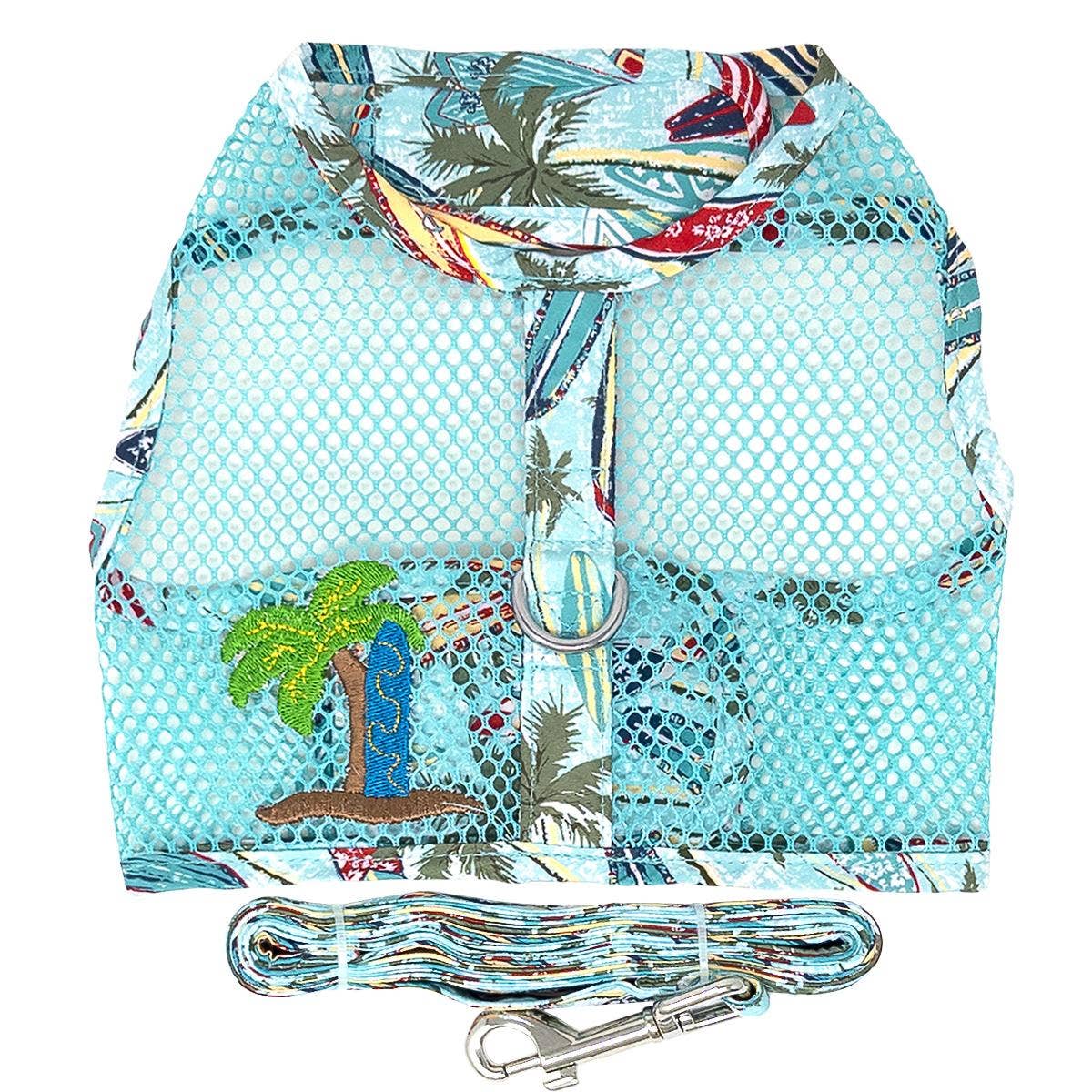 Cool Mesh Dog Harness - Surf boards & Palms - Doglicious Bakery Bites