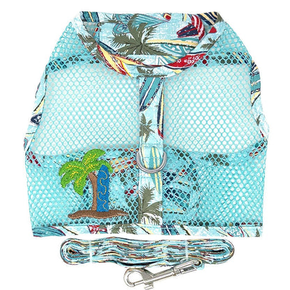 Cool Mesh Dog Harness - Surf boards & Palms - Doglicious Bakery Bites