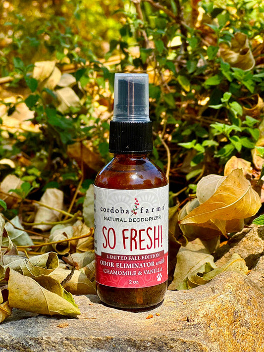 Cordoba Farms - FALL DEODORIZER with Chamomile - Doglicious Bakery Bites