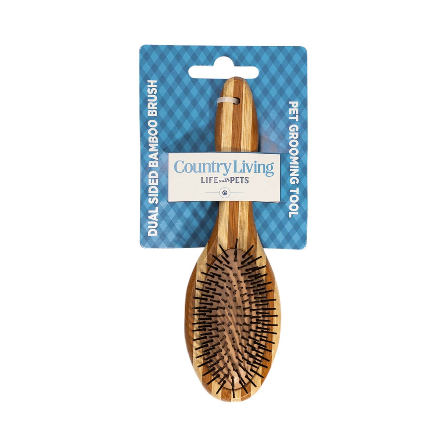 Country Living Dual Sided Eco-Friendly Bamboo Dog Brush - Doglicious Bakery Bites