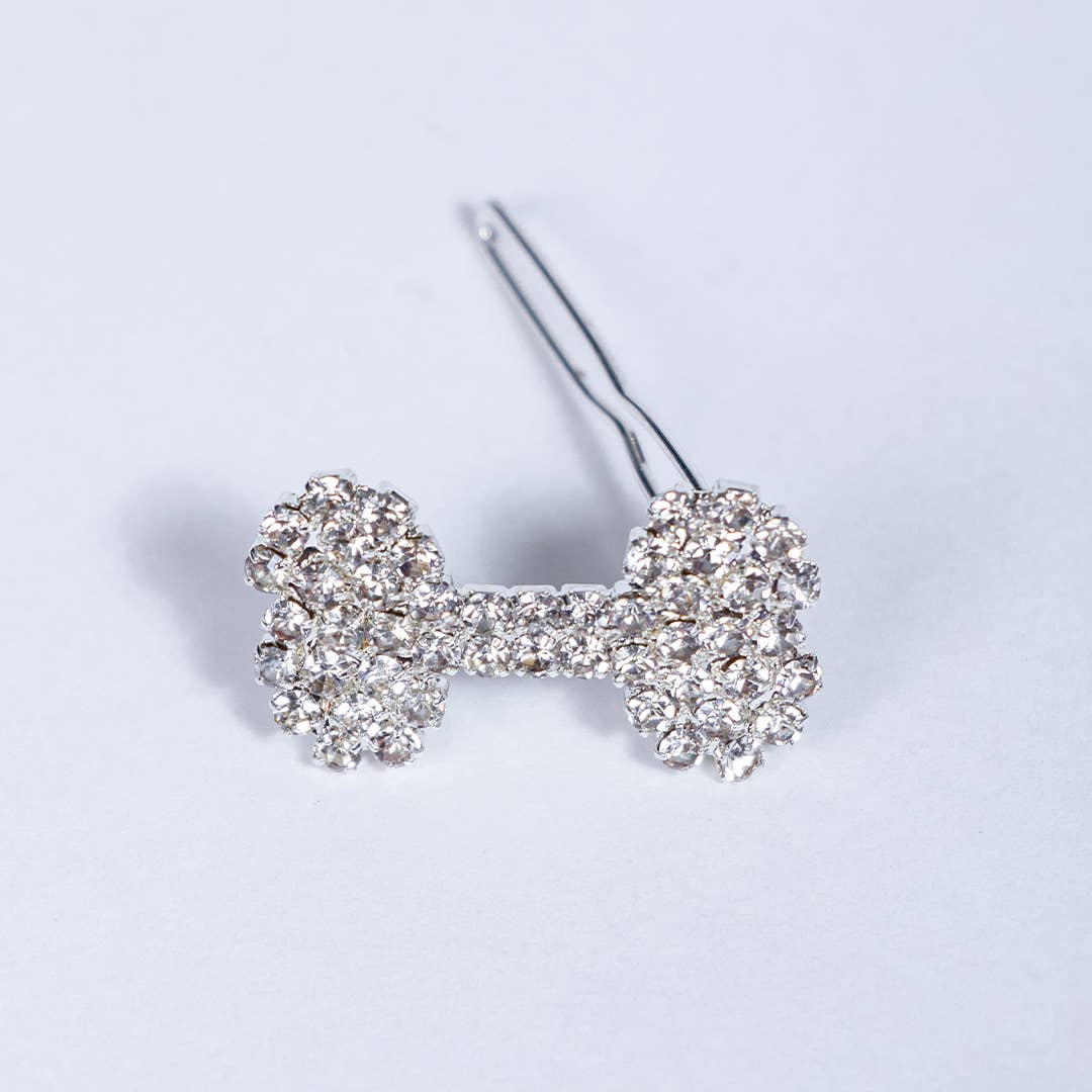 Crystal Dog Bone Barrette - Doglicious Bakery Bites