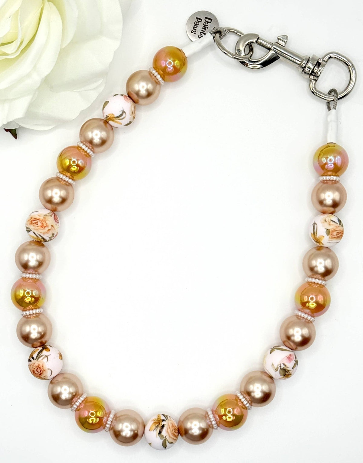 Dainty Paws - 1930s Satin Soirée | Beaded Dog Collar - Doglicious Bakery Bites