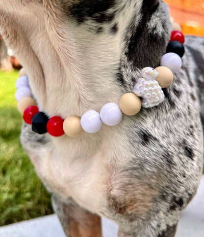 Dainty Paws - Lil'Chop | Beaded Dog Collar - Doglicious Bakery Bites