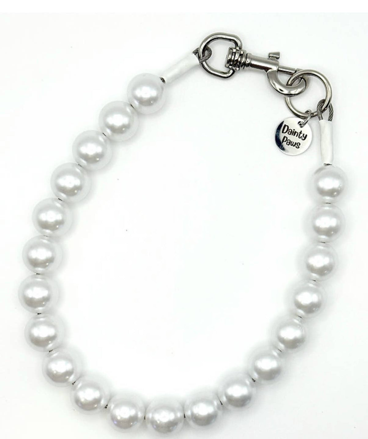 Dainty Paws - Pearl | Beaded Dog Collar - Doglicious Bakery Bites