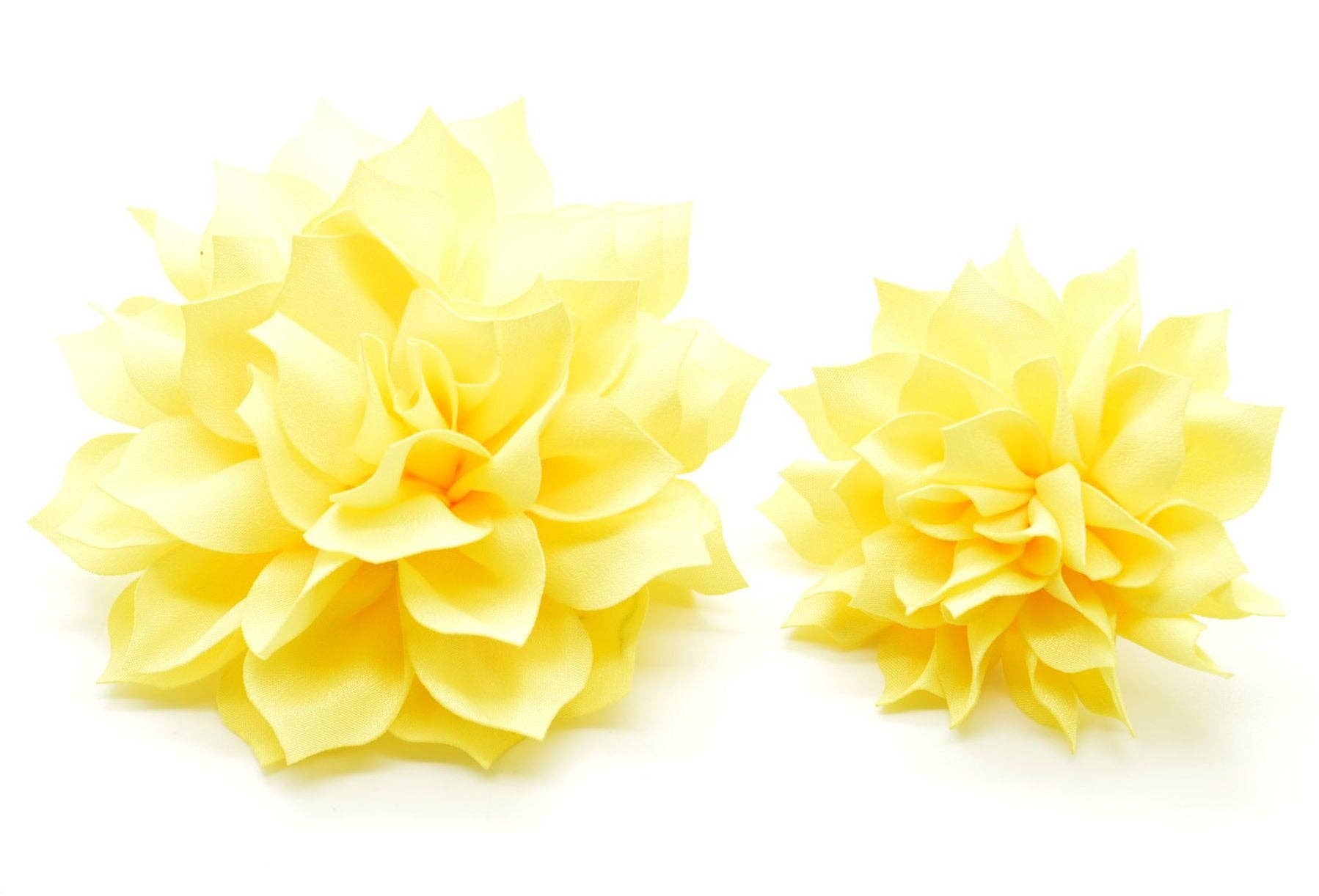 Dog Collar Attachment - Bright Yellow Fluffy Flower - Doglicious Bakery Bites