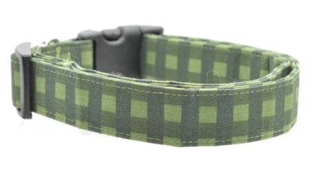Dog Collar - Green Buffalo Collar - Doglicious Bakery Bites