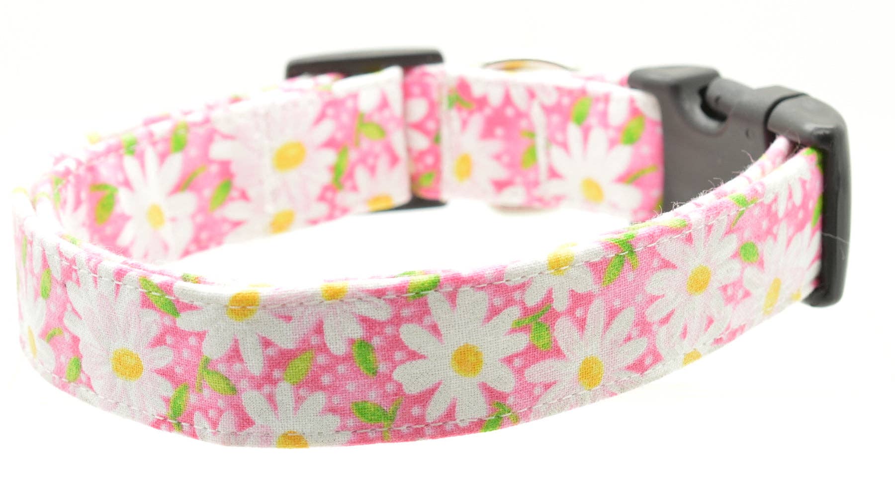 Dog Collar World - Pink Daisy Collar - Doglicious Bakery Bites