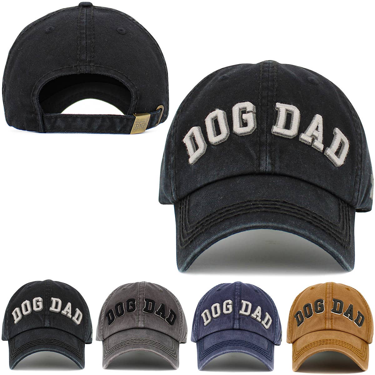 Dog Dad Washed Vintage Ballcap - Doglicious Bakery Bites