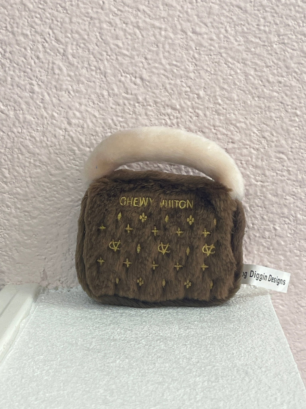 Dog Diggin Designs - Chewy Vuitton Purse Toy - Doglicious Bakery Bites