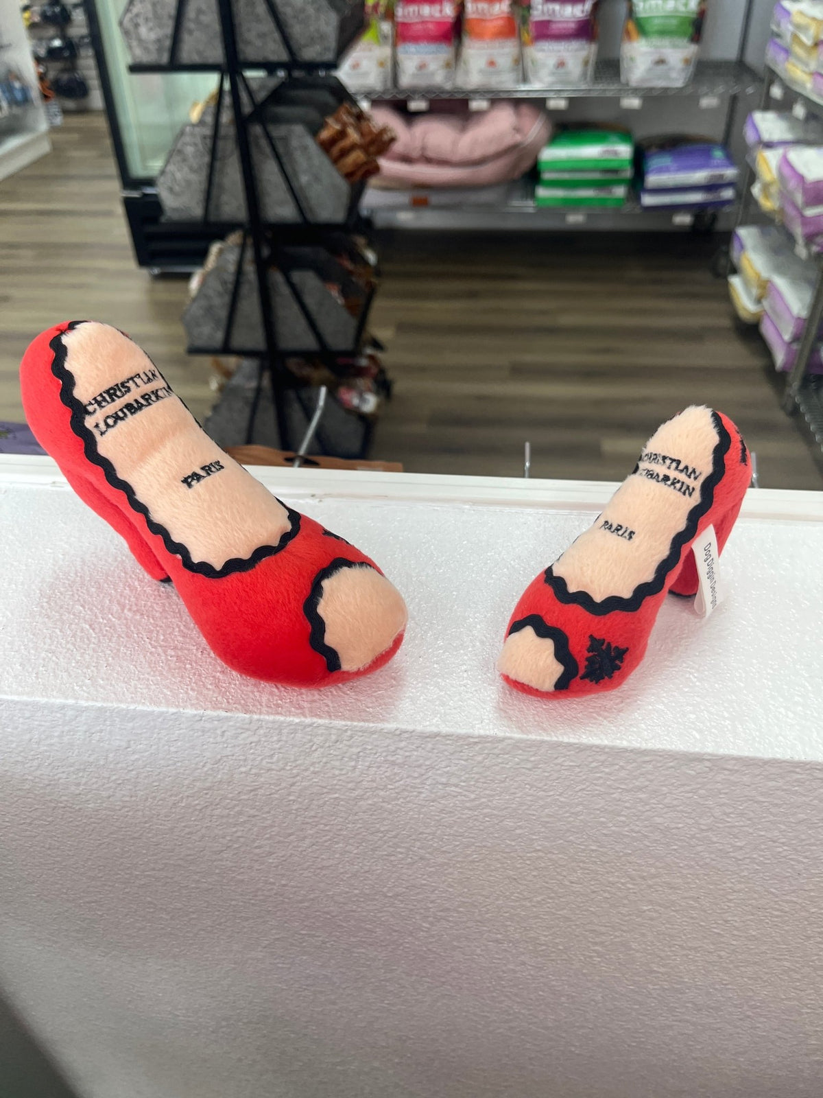 Dog Diggin Designs - Christian LouBarkin Heels Toy - Doglicious Bakery Bites