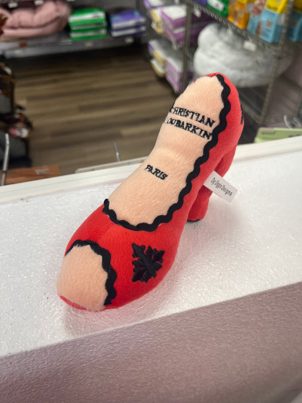 Dog Diggin Designs - Christian LouBarkin Heels Toy - Doglicious Bakery Bites