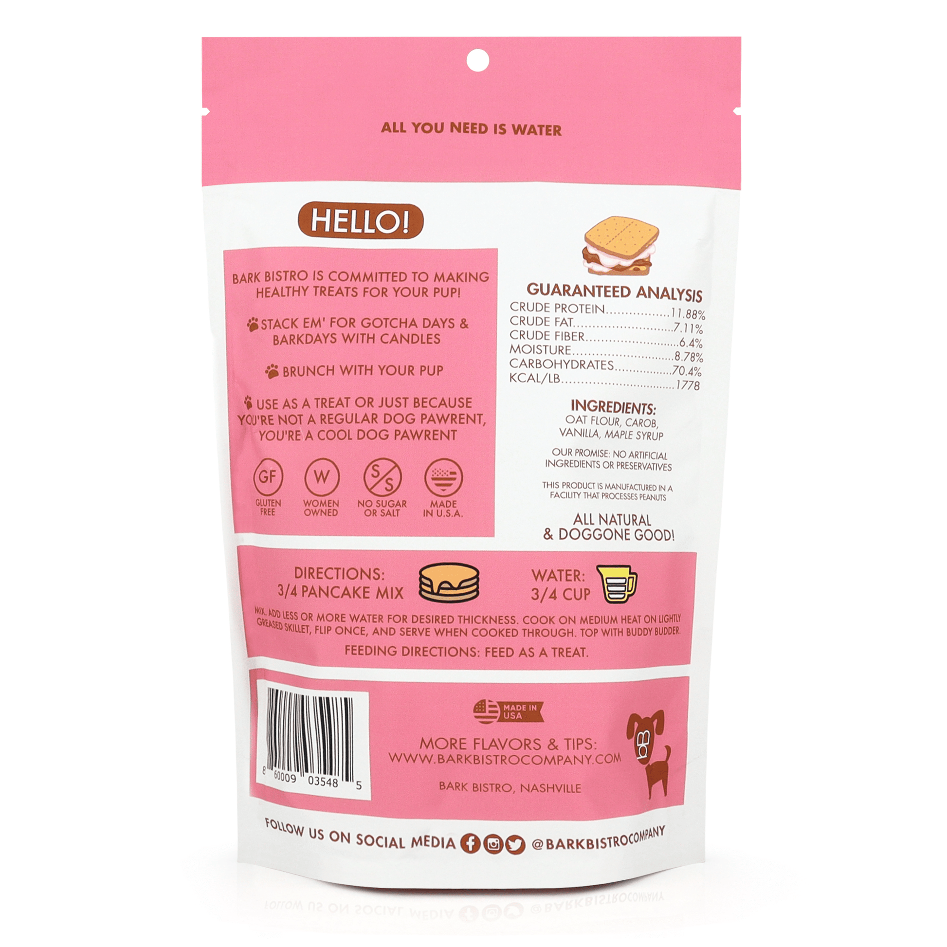 Dog Pancakes Dessert Pancakes - Doglicious Bakery Bites