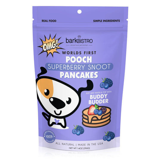 Dog Pancakes Superberry Snoot Pooch Pancakes / Cake - Doglicious Bakery Bites