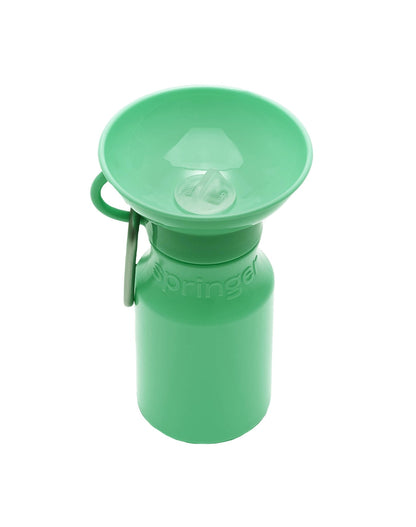 Dog Travel Water Bottle, 15oz, Mini - Doglicious Bakery Bites