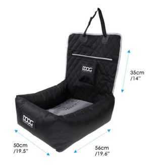 DOOG Car Seat - BLACK - Doglicious Bakery Bites