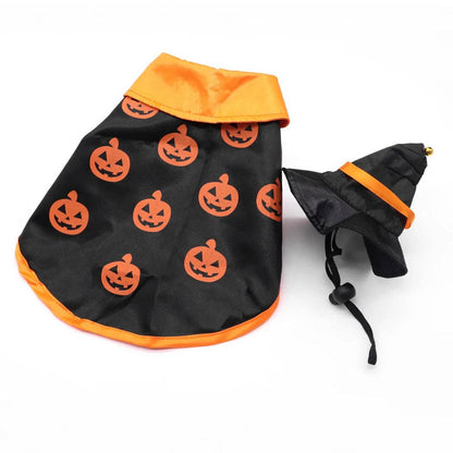 Cheerhunting - Ozzie - Pumpkin Witch Hat Halloween Pet Costume