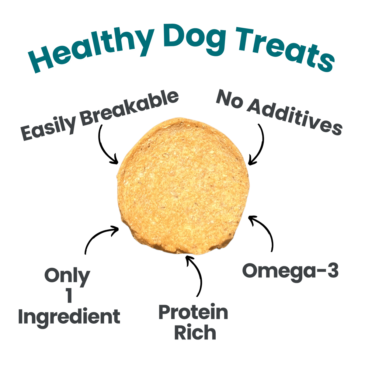 Farm to Pet Healthy Treats for Dogs & Cats - Fish Chips Dog Treats - Doglicious Bakery Bites