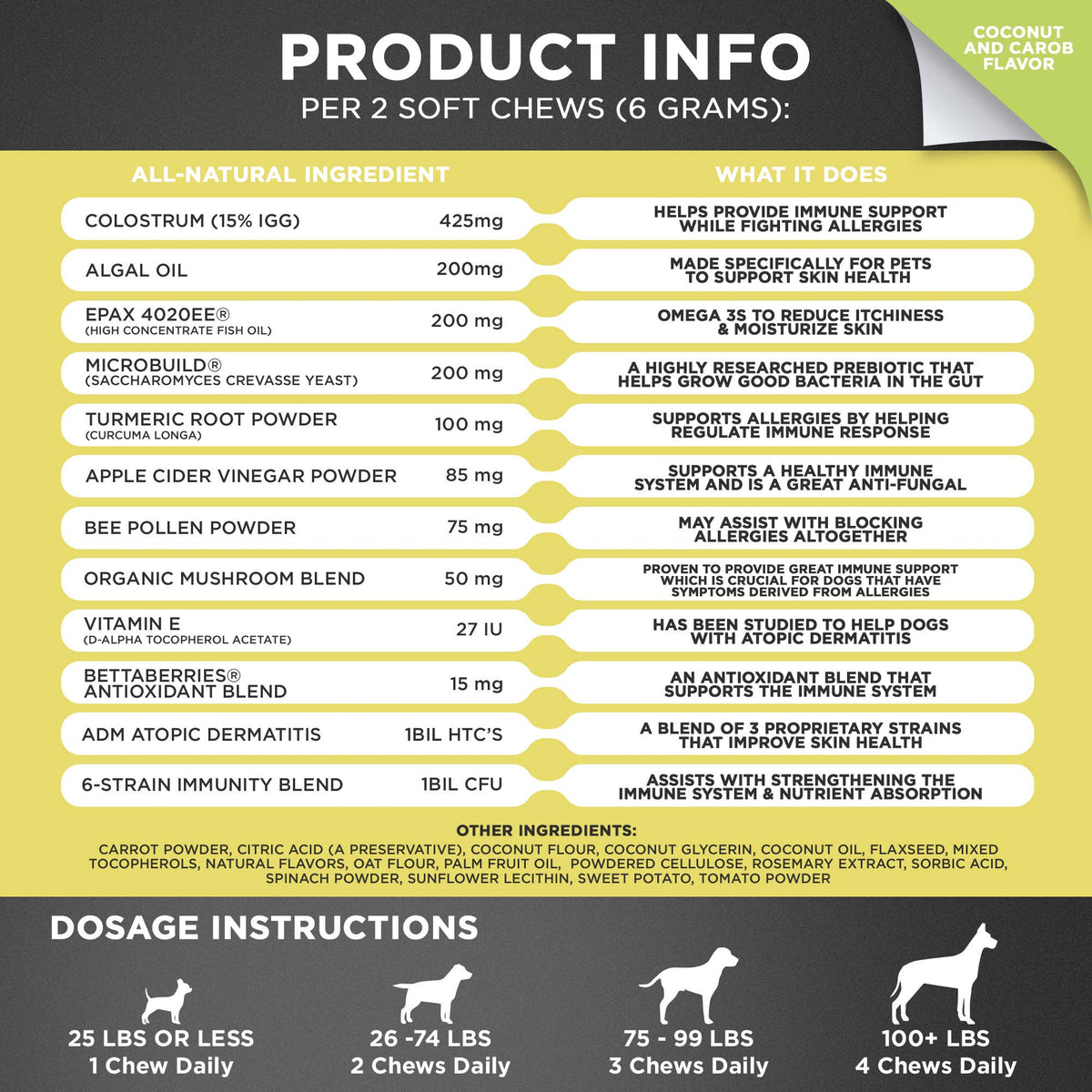 Googipet - Googipet Allergy Immune Support Chews For Dogs - Doglicious Bakery Bites