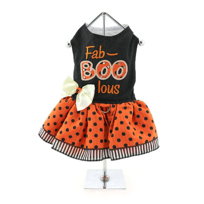 Halloween Dog Harness Dress - Fab-BOO-lous - Doglicious Bakery Bites