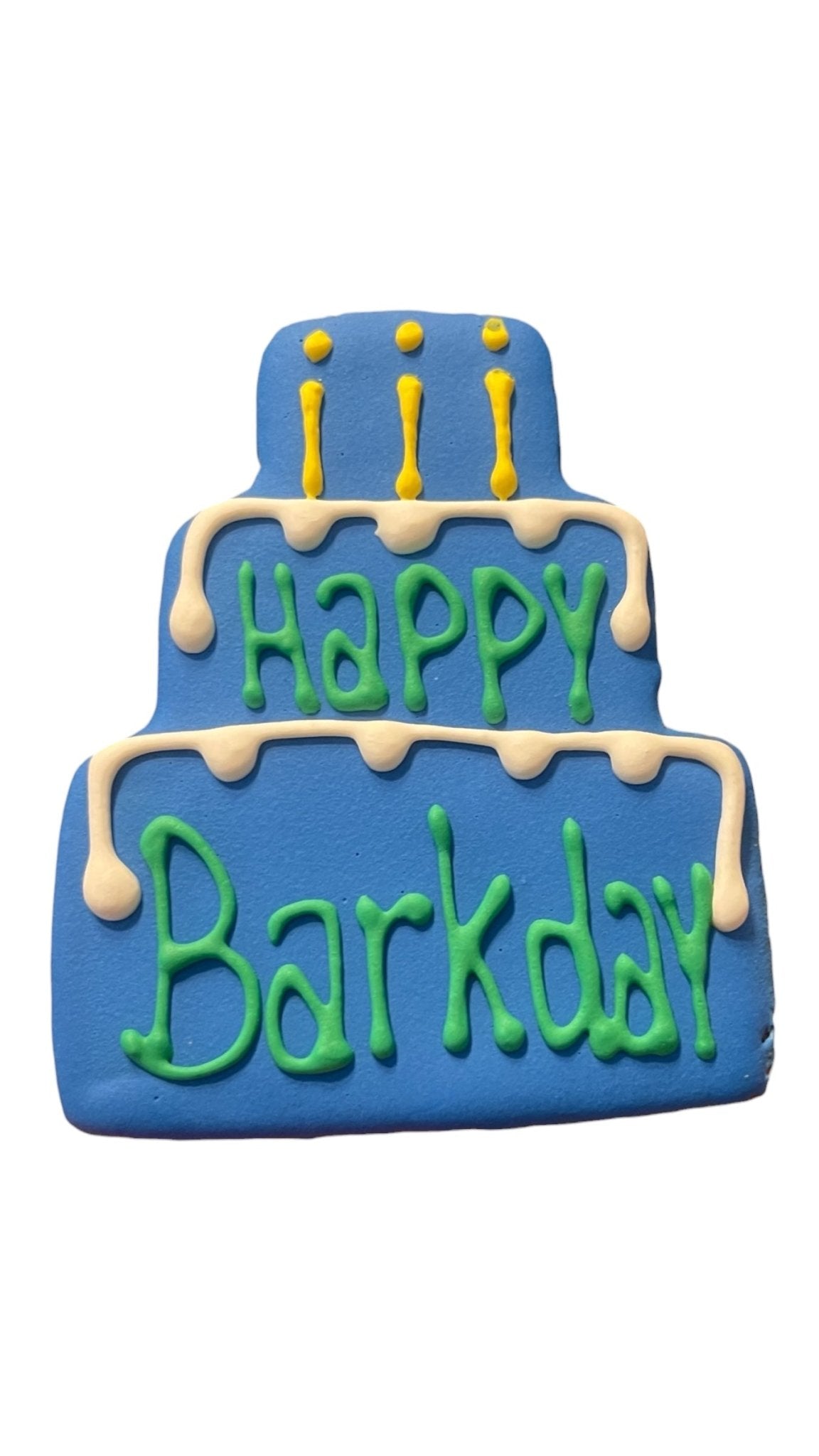 Happy Barkday Cake Cookie - Doglicious Bakery Bites