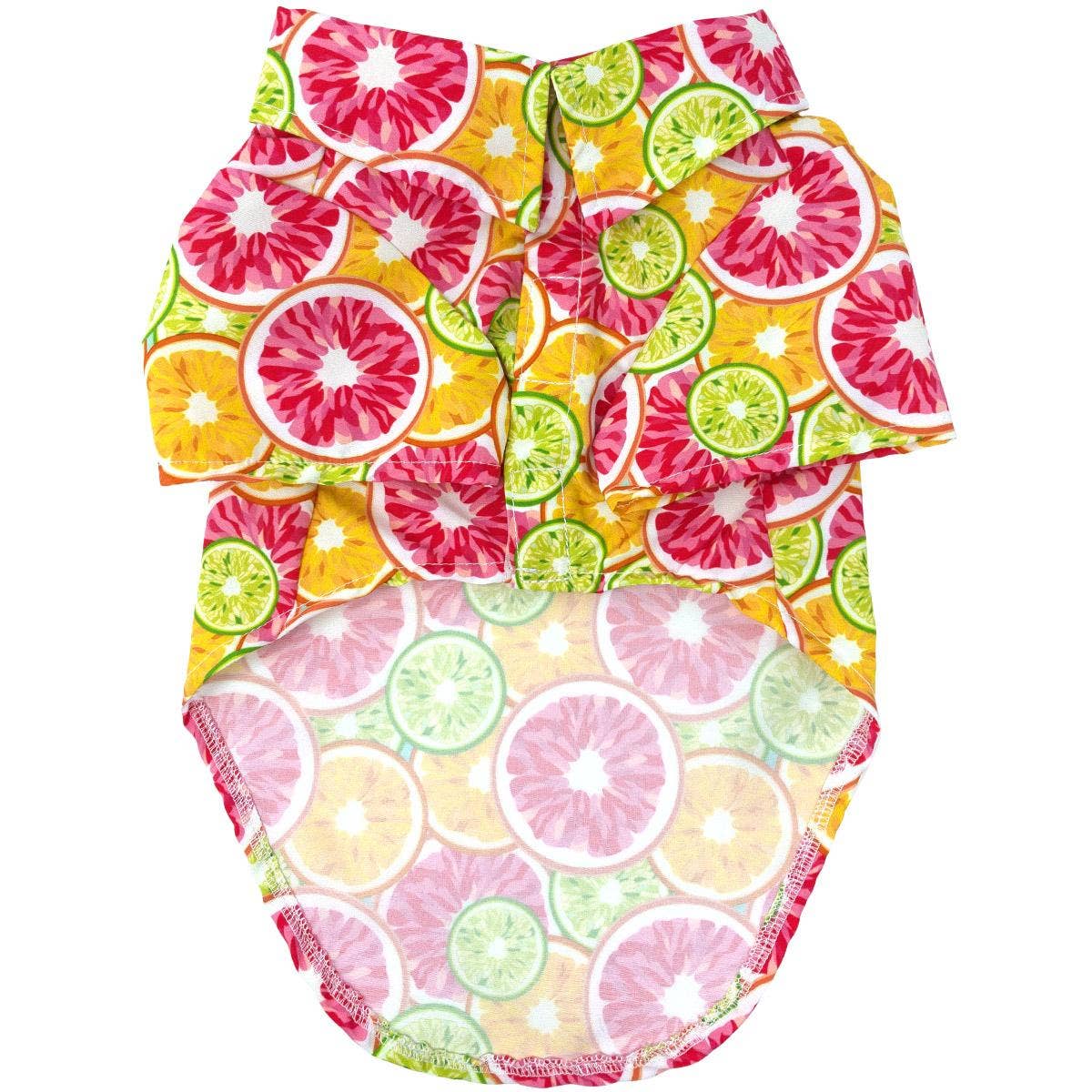 Hawaiian Camp Shirt - Citrus Slice - Doglicious Bakery Bites