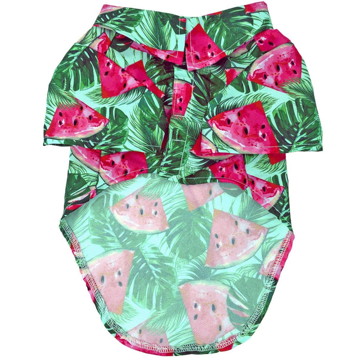 Hawaiian Camp Shirt - Juicy Watermelon - Doglicious Bakery Bites