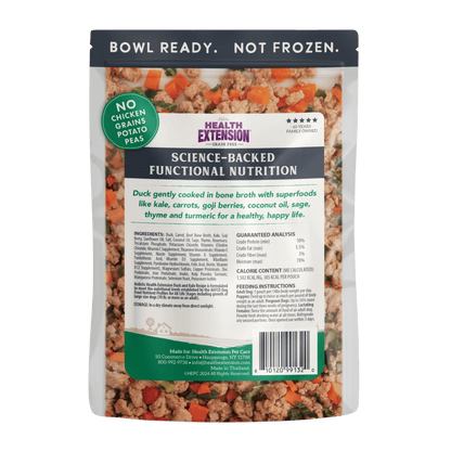Health Extension Pet Care - Gently Cooked Duck & Kale Recipe - Doglicious Bakery Bites
