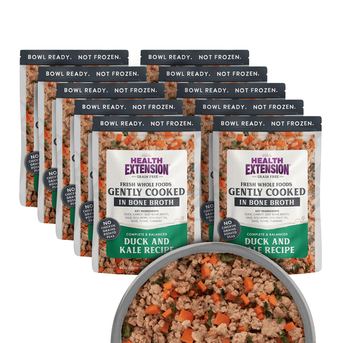 Health Extension Pet Care - Gently Cooked Duck & Kale Recipe - Doglicious Bakery Bites