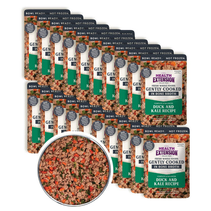 Health Extension Pet Care - Gently Cooked Duck & Kale Recipe - Doglicious Bakery Bites