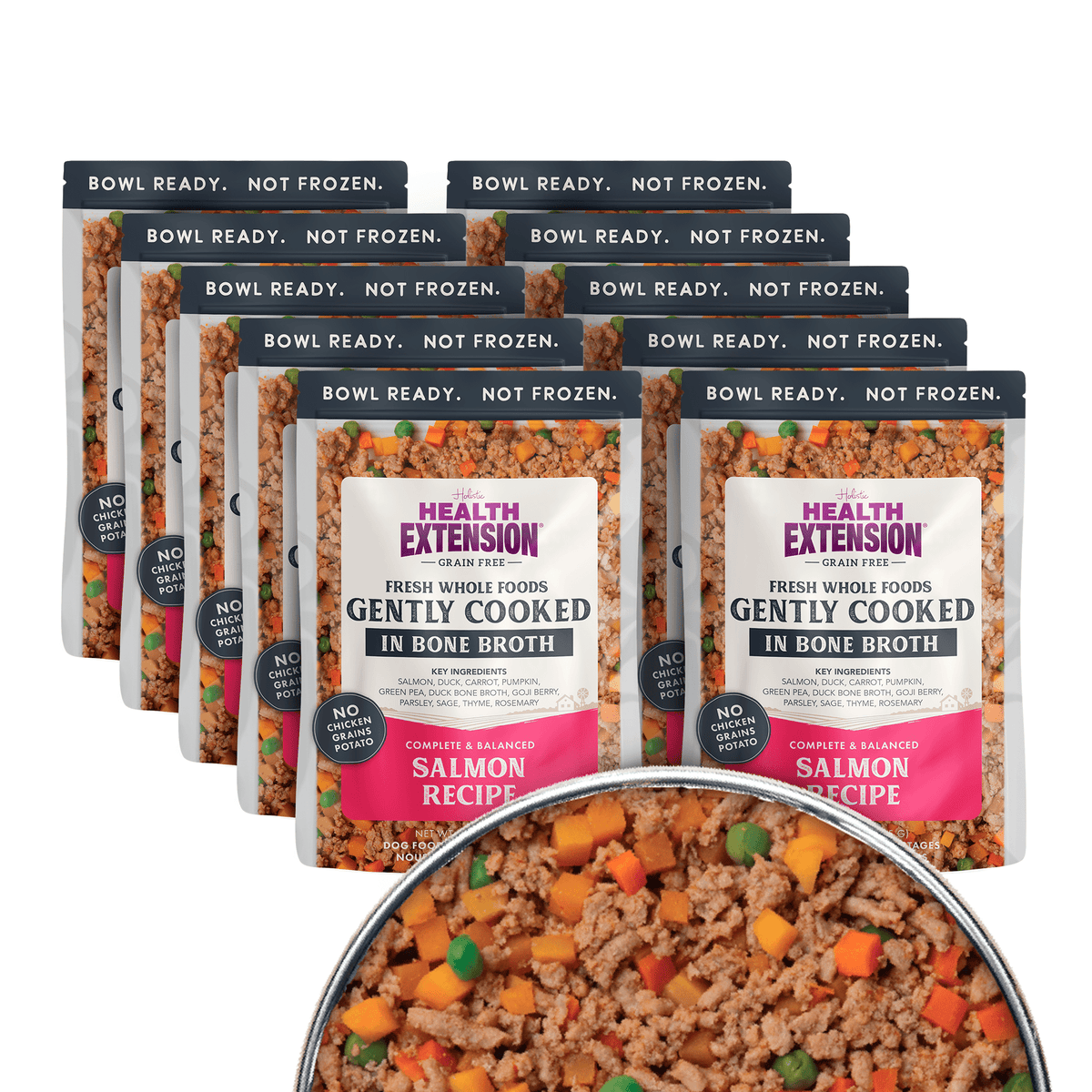 Health Extension Pet Care - Gently Cooked Grain Free Salmon Recipe - Doglicious Bakery Bites