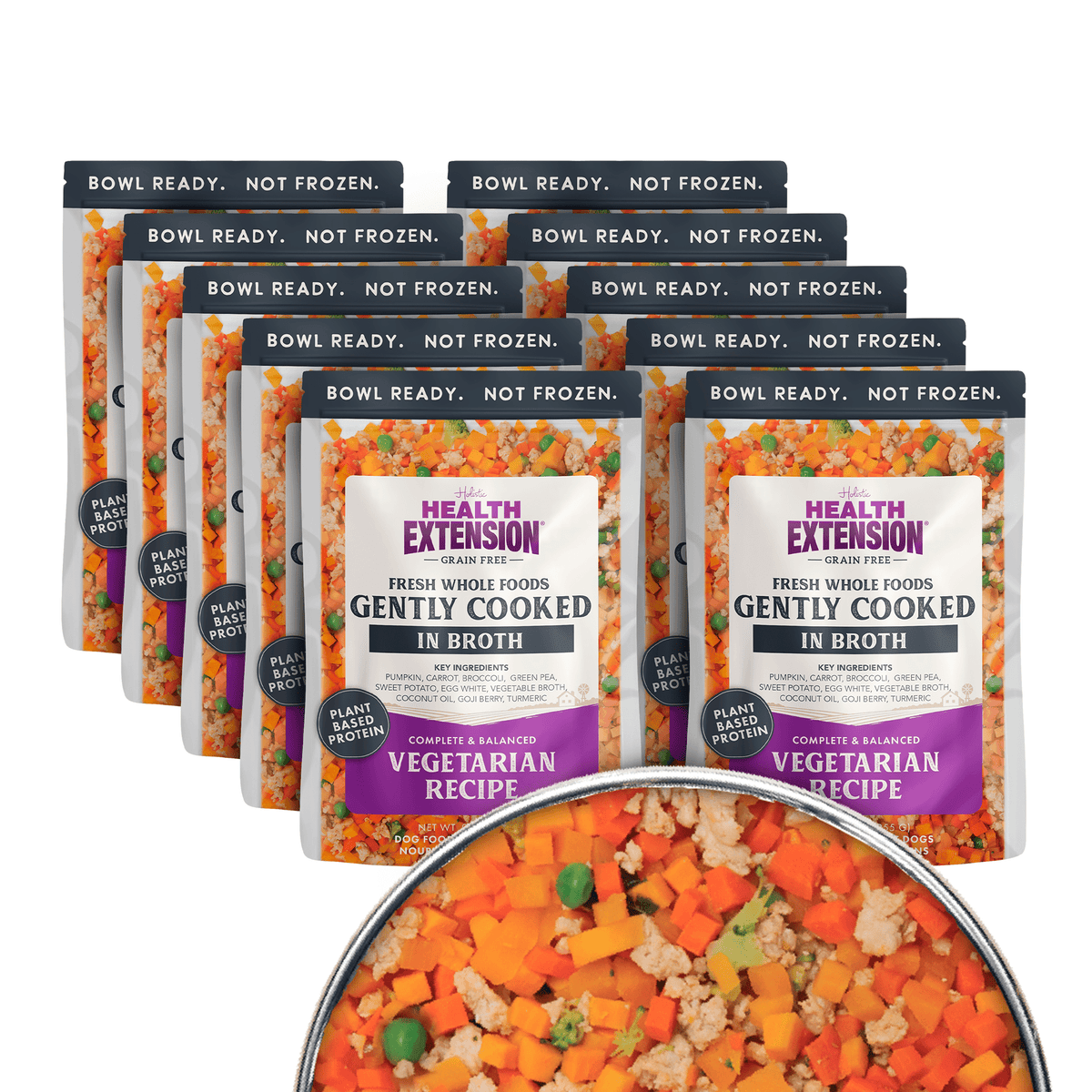 Health Extension Pet Care - Gently Cooked Grain Free Vegetarian Recipe - Doglicious Bakery Bites