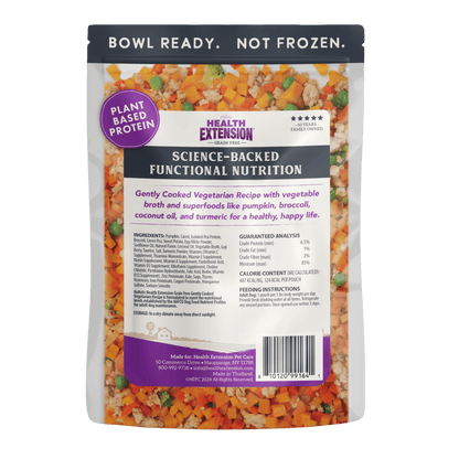 Health Extension Pet Care - Gently Cooked Grain Free Vegetarian Recipe - Doglicious Bakery Bites