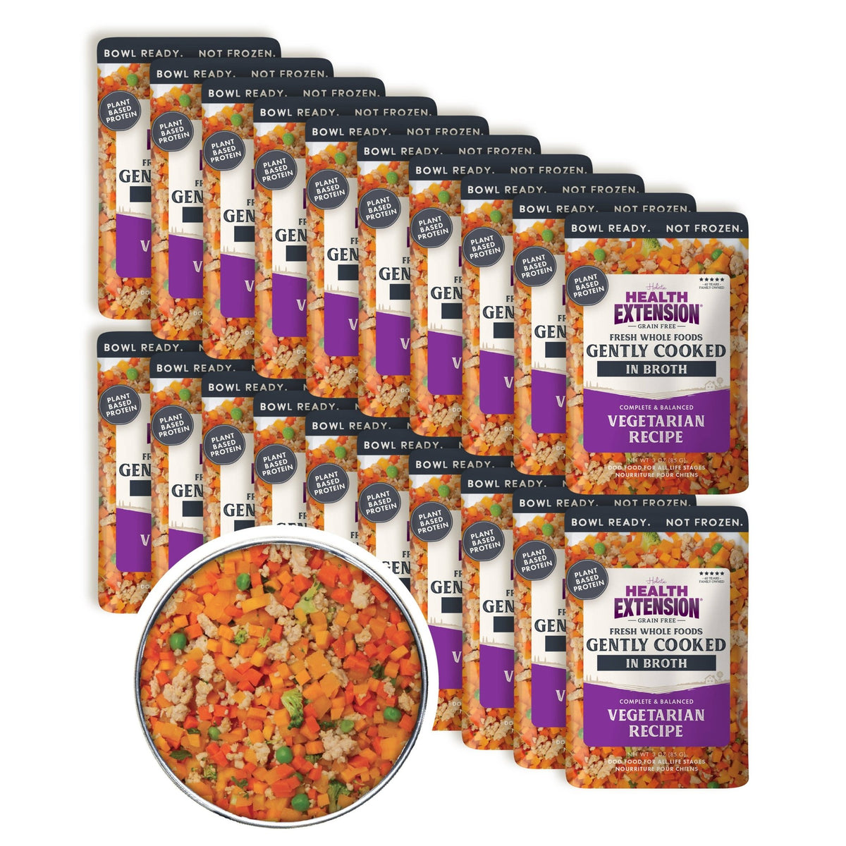 Health Extension Pet Care - Gently Cooked Grain Free Vegetarian Recipe - Doglicious Bakery Bites