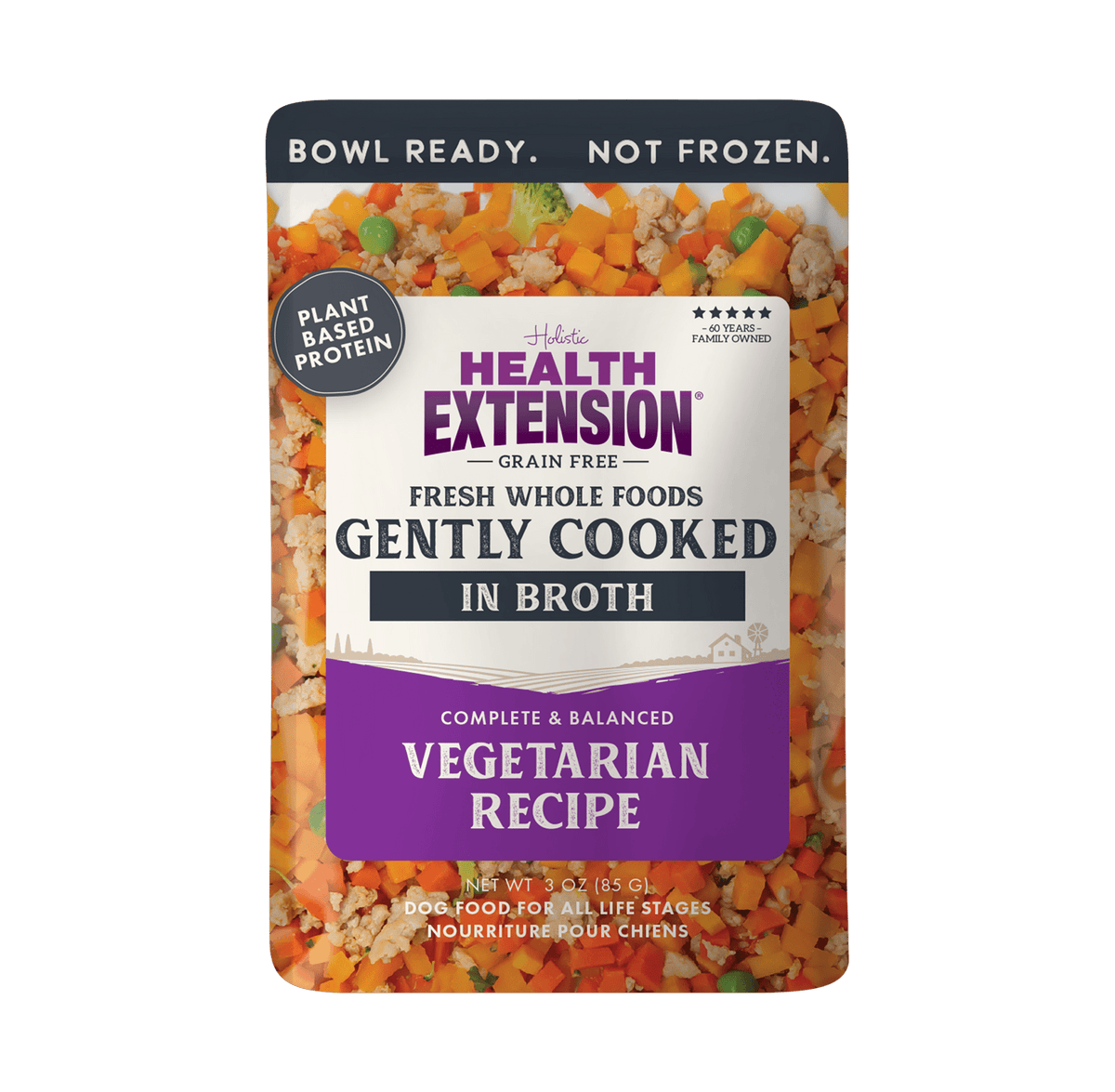 Health Extension Pet Care - Gently Cooked Grain Free Vegetarian Recipe - Doglicious Bakery Bites