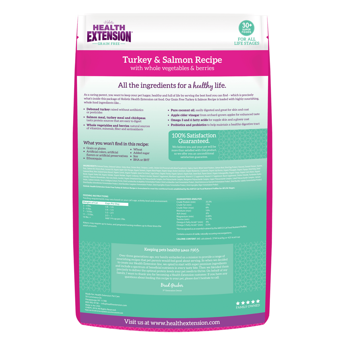 Health Extension Pet Care - Grain Free Turkey & Salmon Recipe - Doglicious Bakery Bites