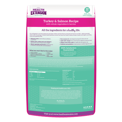 Health Extension Pet Care - Grain Free Turkey & Salmon Recipe - Doglicious Bakery Bites