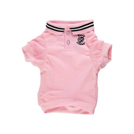 Hip Doggie - Max's Closet Light Pink Polo - Doglicious Bakery Bites