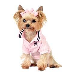 Hip Doggie - Max's Closet Light Pink Polo - Doglicious Bakery Bites
