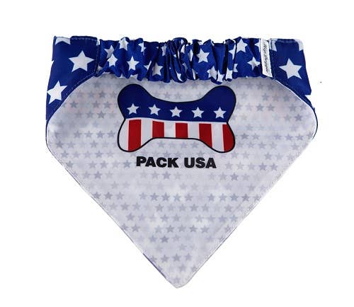 HIP DOGGIE PACK USA DOG BANDANA - Doglicious Bakery Bites