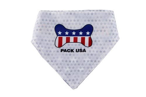 HIP DOGGIE PACK USA DOG BANDANA - Doglicious Bakery Bites
